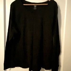 Black thermal mens shirt